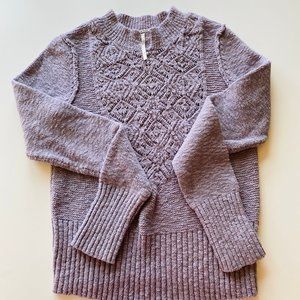 LAVENDER FREE PEOPLE* KNIT Sweater